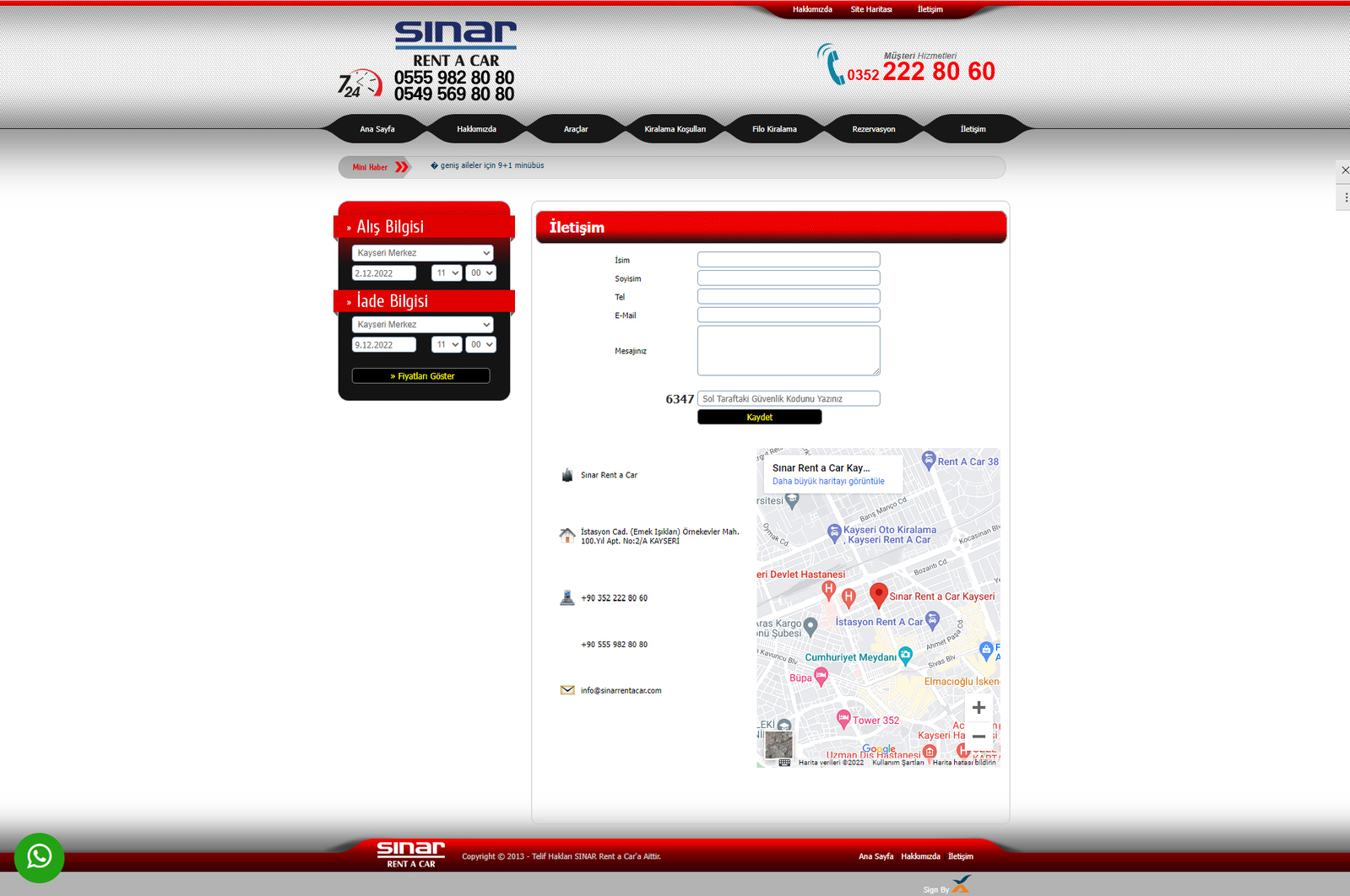 Sınar Rent a Car